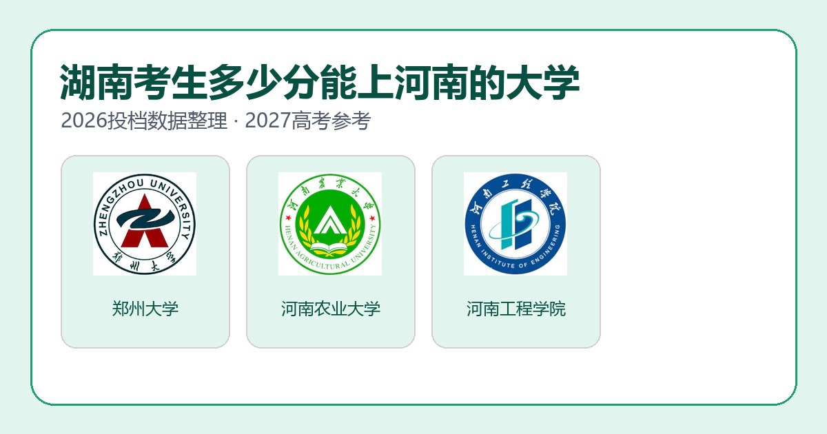 湖南考生报考河南大学2026投档分数参考