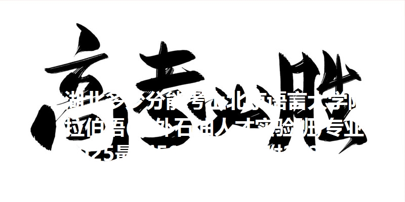 湖北多少分能考上北京语言大学阿拉伯语(涉外石油人才实验班)专业 2025最低597分左右(附2022-2024专业分)
