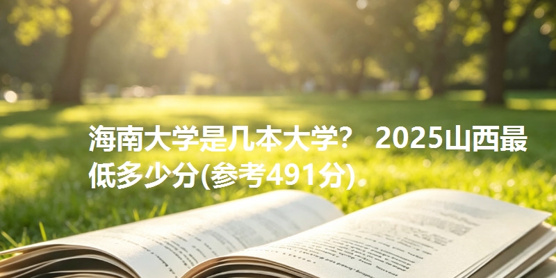海南大学是几本大学？ 2025山西最低多少分(参考491分)