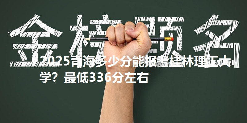 2025青海多少分能报考桂林理工大学？最低336分左右