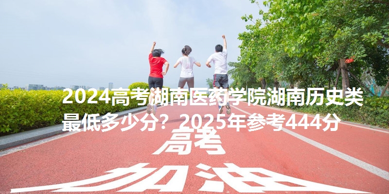 2024高考湖南医药学院湖南历史类最低多少分?2025年参考444分