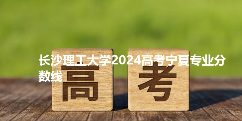长沙理工大学2024高考宁夏专业分数线