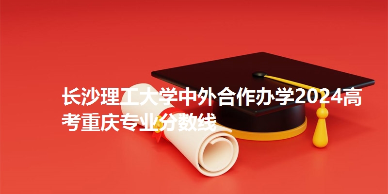 长沙理工大学中外合作办学2024高考重庆专业分数线