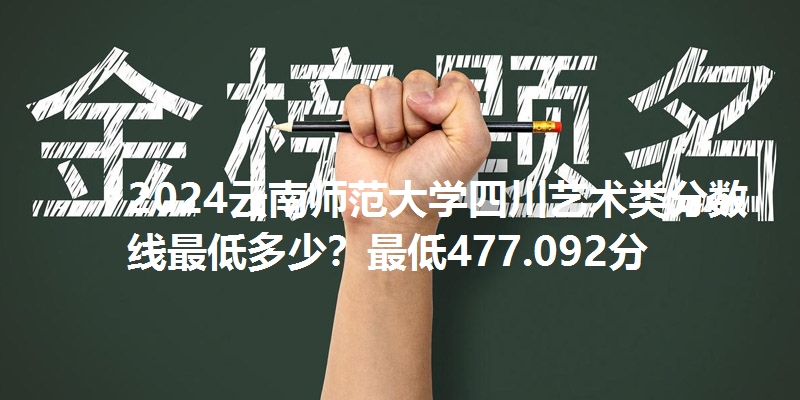 2024云南师范大学四川艺术类分数线最低多少？最低477.092分