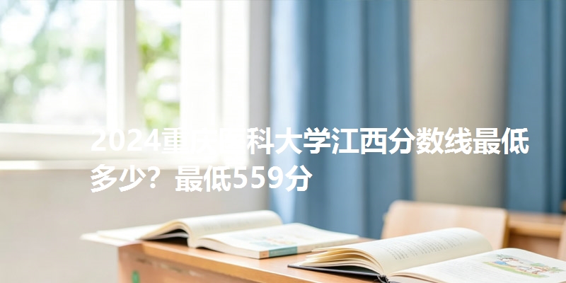 2024重庆医科大学江西分数线最低多少？最低559分