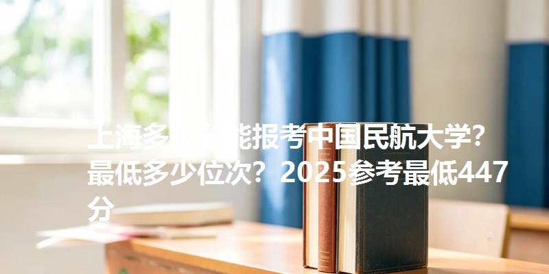 上海多少分能报考中国民航大学？最低多少位次？2025参考最低447分