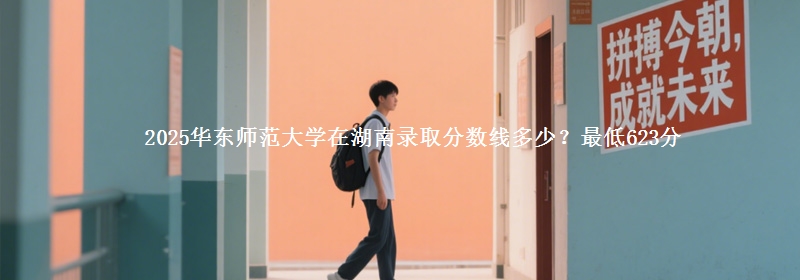 2025华东师范大学在湖南录取分数线多少?最低623分