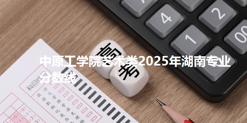 中原工学院艺术类2025年湖南专业分数线