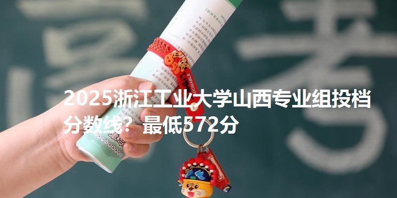 2025浙江工业大学山西专业组投档分数线？最低572分