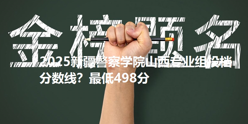 2025新疆警察学院山西专业组投档分数线？最低498分