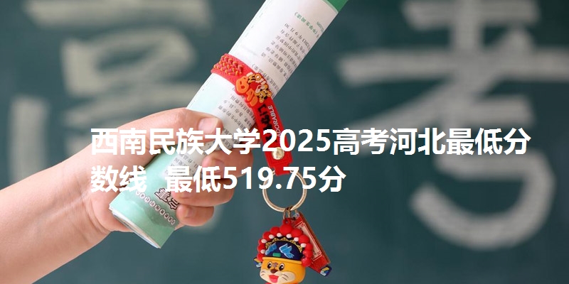 西南民族大学2025高考河北最低分数线  最低519.75分