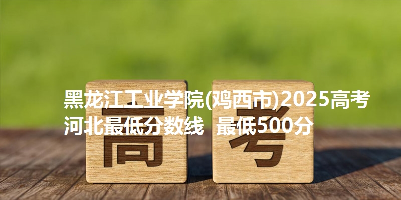 黑龙江工业学院(鸡西市)2025高考河北最低分数线  最低500分
