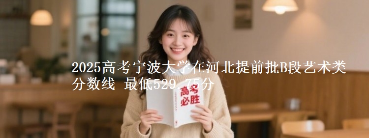 2025高考宁波大学在河北提前批B段艺术类分数线 最低529.75分