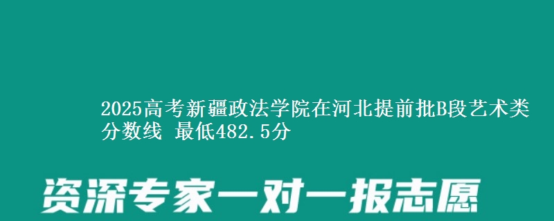 2025高考新疆政法学院在河北提前批B段艺术类分数线 最低482.5分