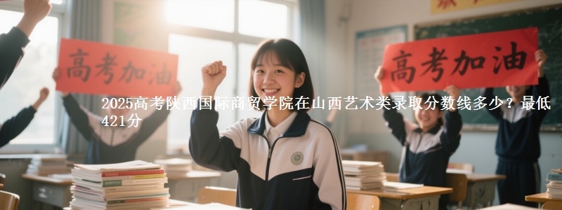 2025高考陕西国际商贸学院在山西艺术类录取分数线多少？最低421分