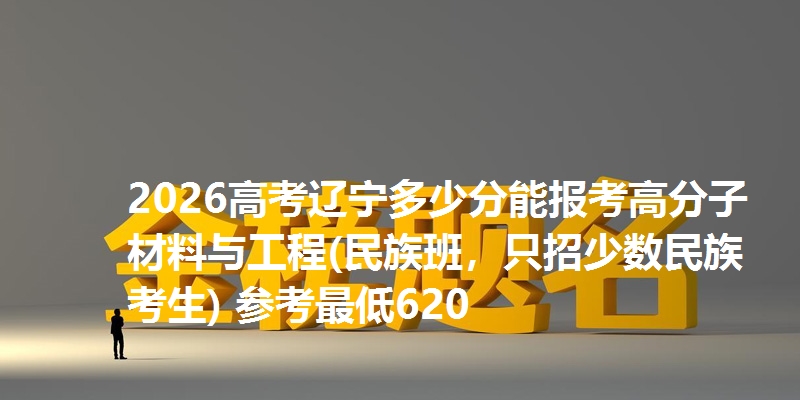 2026高考辽宁多少分能报考高分子材料与工程(民族班，只招少数民族考生) 参考最低620