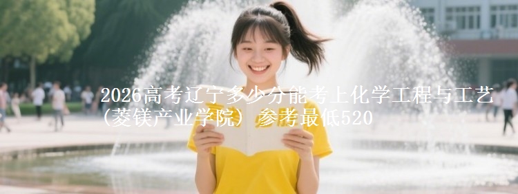 2026高考辽宁多少分能考上化学工程与工艺(菱镁产业学院) 参考最低520