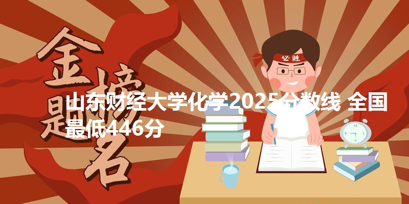 山东财经大学化学2025分数线 全国最低446分
