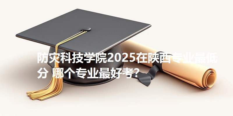 防灾科技学院2025在陕西专业最低分 哪个专业最好考?