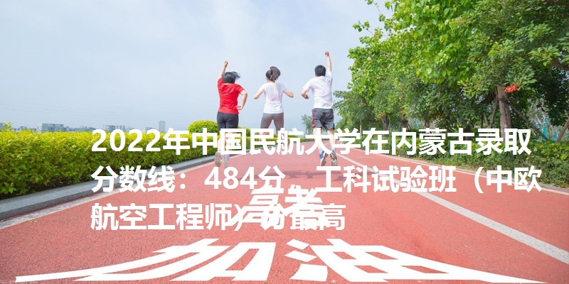 2022年中国民航大学在内蒙古录取分数线：484分，工科试验班（中欧航空工程师）分最高