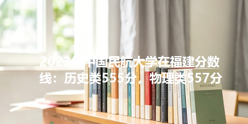 2023年中国民航大学在福建分数线：历史类555分，物理类557分