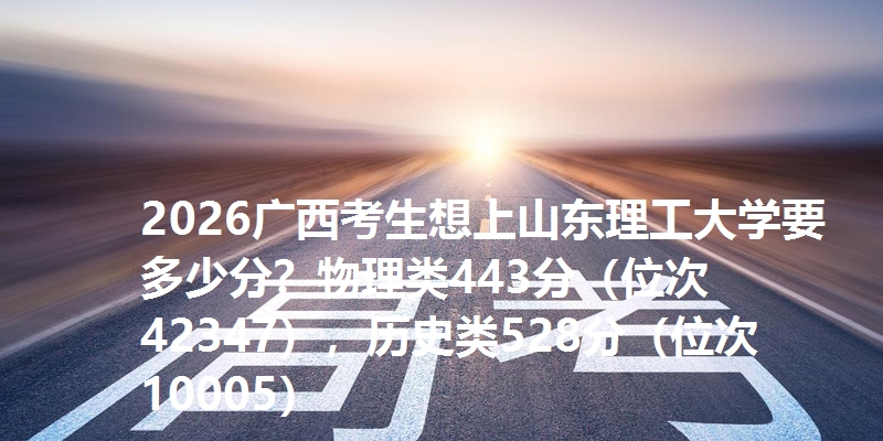多少分考上山东理工大学