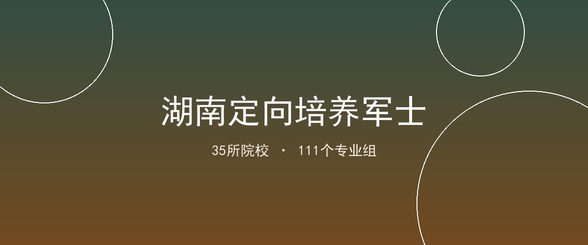 湖南定向培养军士2026年分数线汇总题图