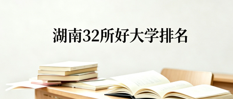 湖南32所好大学排名