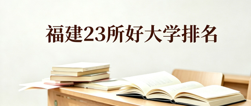 福建最好的本科大学名单(上榜23所) 福建最好的本科大学名单(上榜23所)