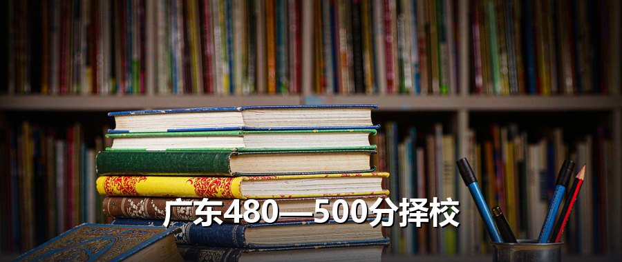 广东480—500分择校