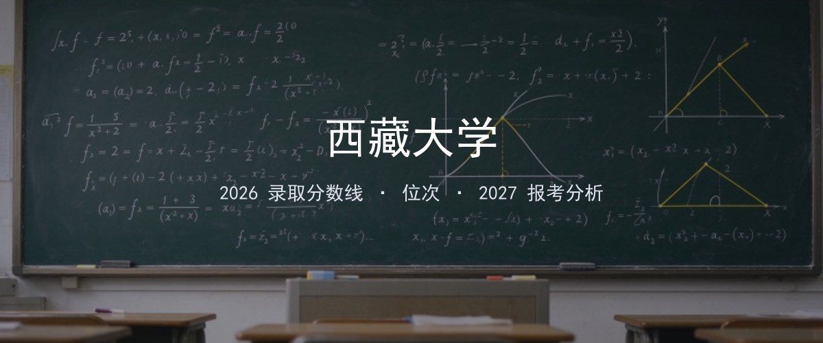 西藏大学2026年上海录取分数线及位次（分专业）