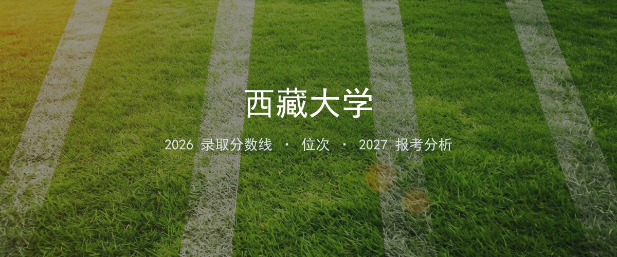 西藏大学2026年山西录取分数线及位次（分专业）