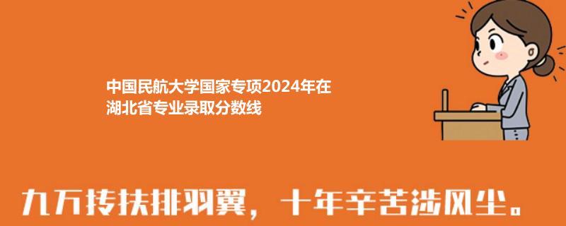 中国民航大学国家专项2024年在湖北省专业录取分数线
