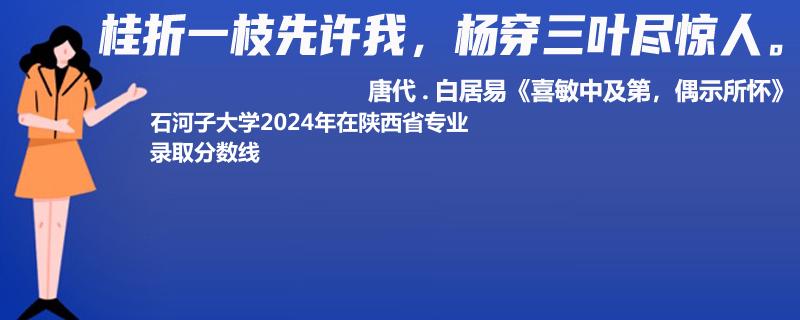 石河子大学2024年在陕西省专业录取分数线