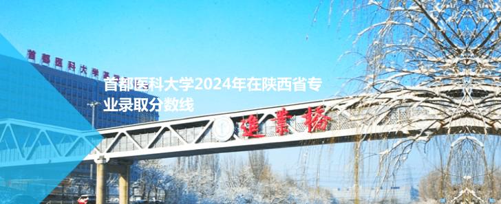 首都医科大学2024年在陕西省专业录取分数线