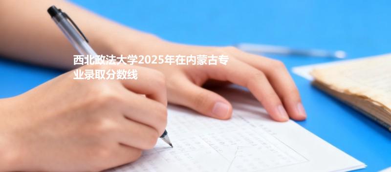 西北政法大学2025年在内蒙古专业录取分数线