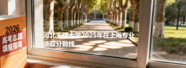 河北工程大学2025艺术类各专业分数线