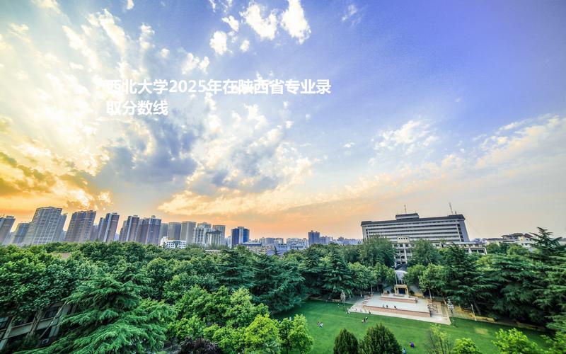 西北大学2025年在陕西省专业录取分数线