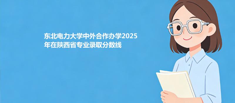 东北电力大学中外合作办学2025在陕西专业最低分 哪个专业最好考？