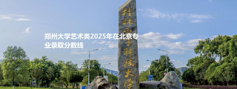 郑州大学2025年艺术类北京专业录取分数线
