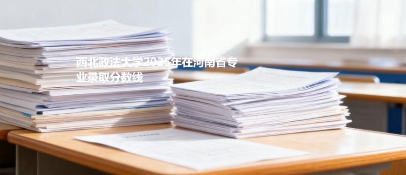 西北政法大学2025年在河南省专业录取分数线