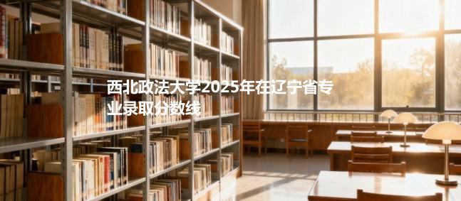 西北政法大学2025年在辽宁分数线：历史类最低581